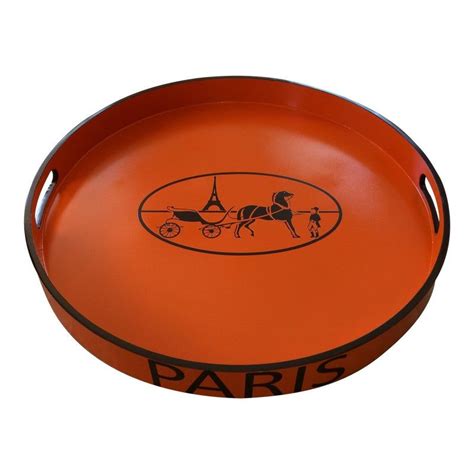 hermes gold tray|Hermes orange trays for sale.